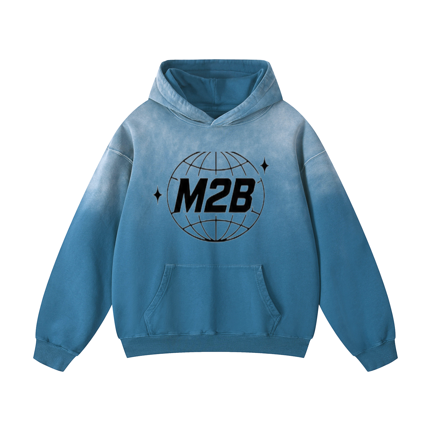 M2B Blue Jean Hoodie