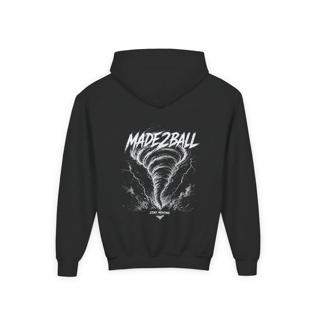 Youth Made2Ball Hoodie — Tornado Graphic Sports Hoodie
